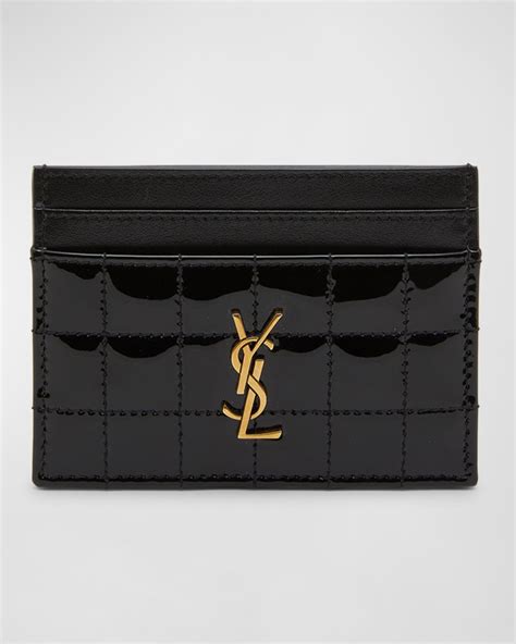 ysl 5 fragments card holder|fragments ysl patent card holder.